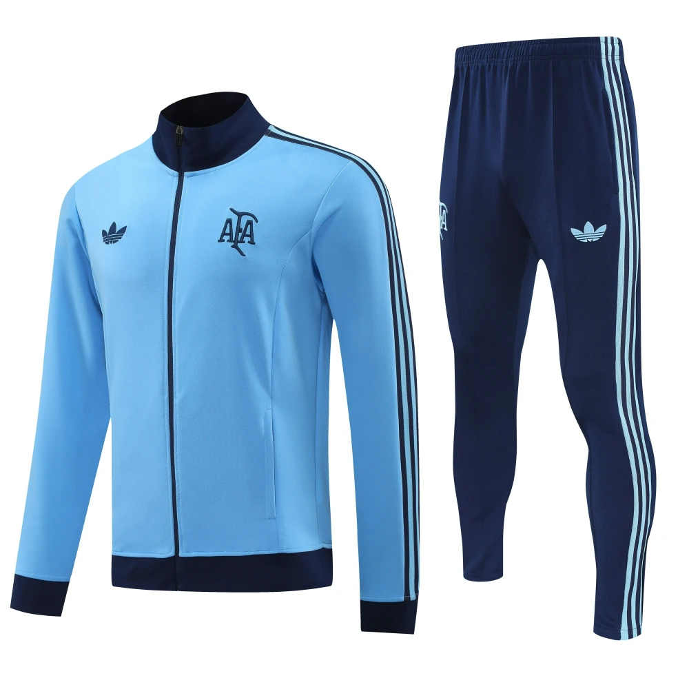 21754323882000-161849bc2d-8-4.webp 2025-26 Argentina Football jersey Training Kit (jacket+Pants) Blue - Image 1