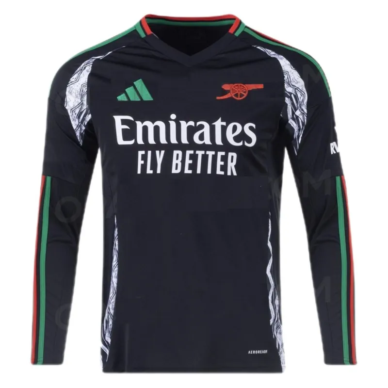 3037dbf941.webp 24-25 Arsenal Away Long Sleeve Jersey - Image 1