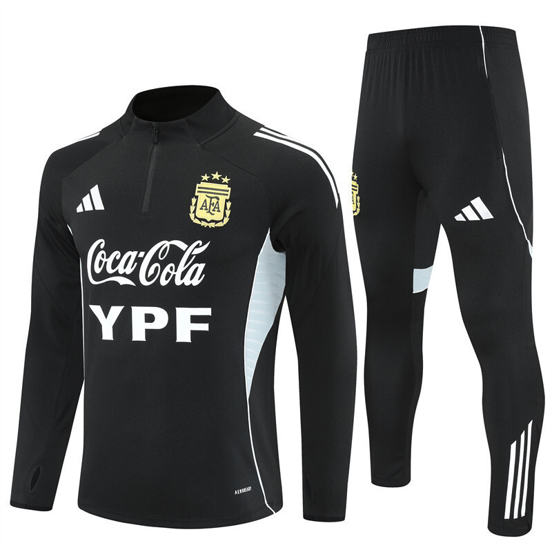 527a85ed.jpg 25-26 Argentina Blue Training Kits Long Football Track suits - Image 1