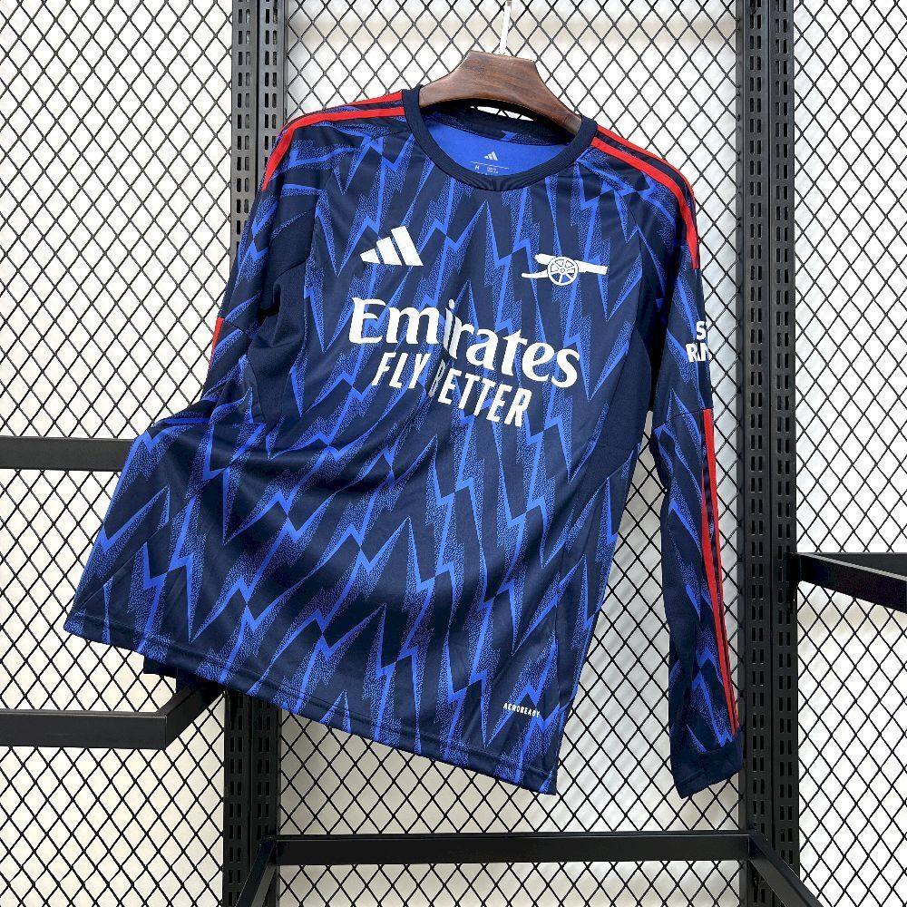 537161b3f495e0717c1de7455a45126a.jpg Arsenal 2025/26 Away Long Sleeve Jersey - Image 1