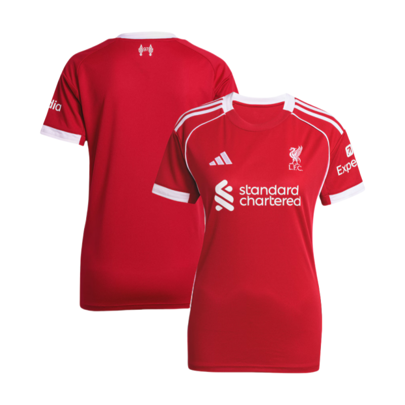 587FE746-2774-0BB2-F383-D344BDEED09A.png Liverpool home football jersey 25-26 Fan version -Women - Image 1