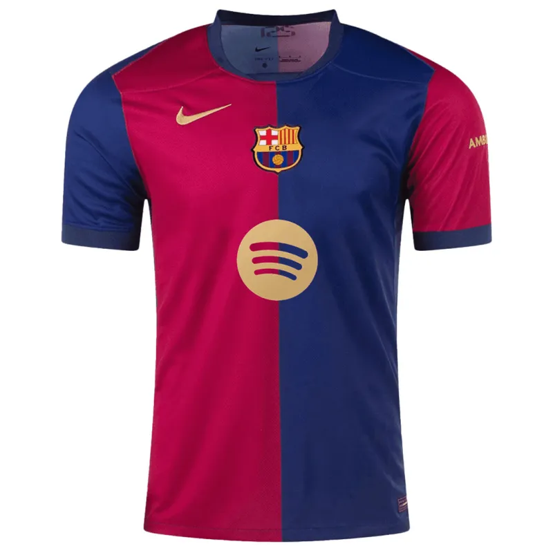 5F98DFC7-A2EC-B4AD-FD3D-CD16C1B5A633.webp 24-25 Barcelona Home Soccer Jersey - Image 1