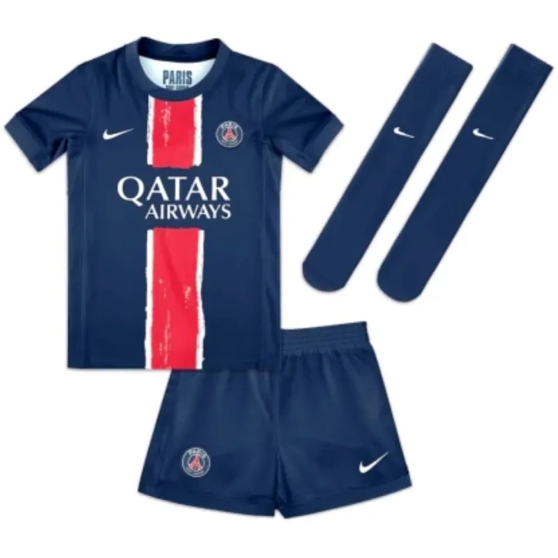 6880d0297e.webp Kids PSG Home Jersey Full Kits(Jersey+Shorts+Socks) 2024-25 - Image 1