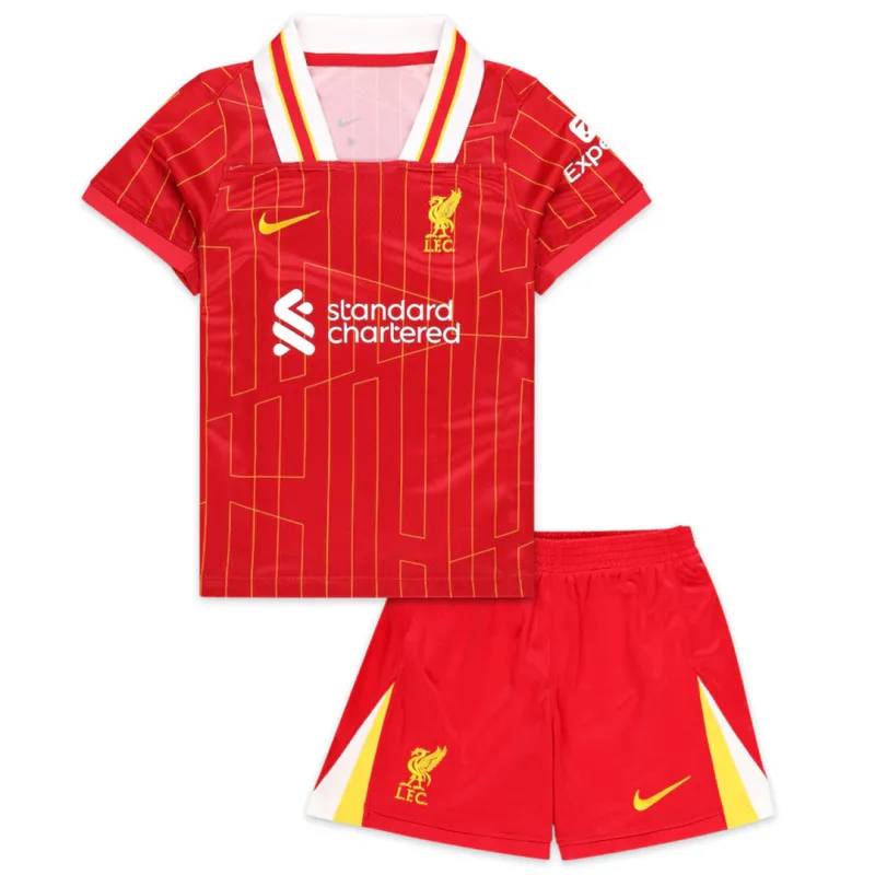 78a96bdeda.webp Kids Liverpool Home Jersey Kits(Jersey+Shorts) 2024/25 - Image 1
