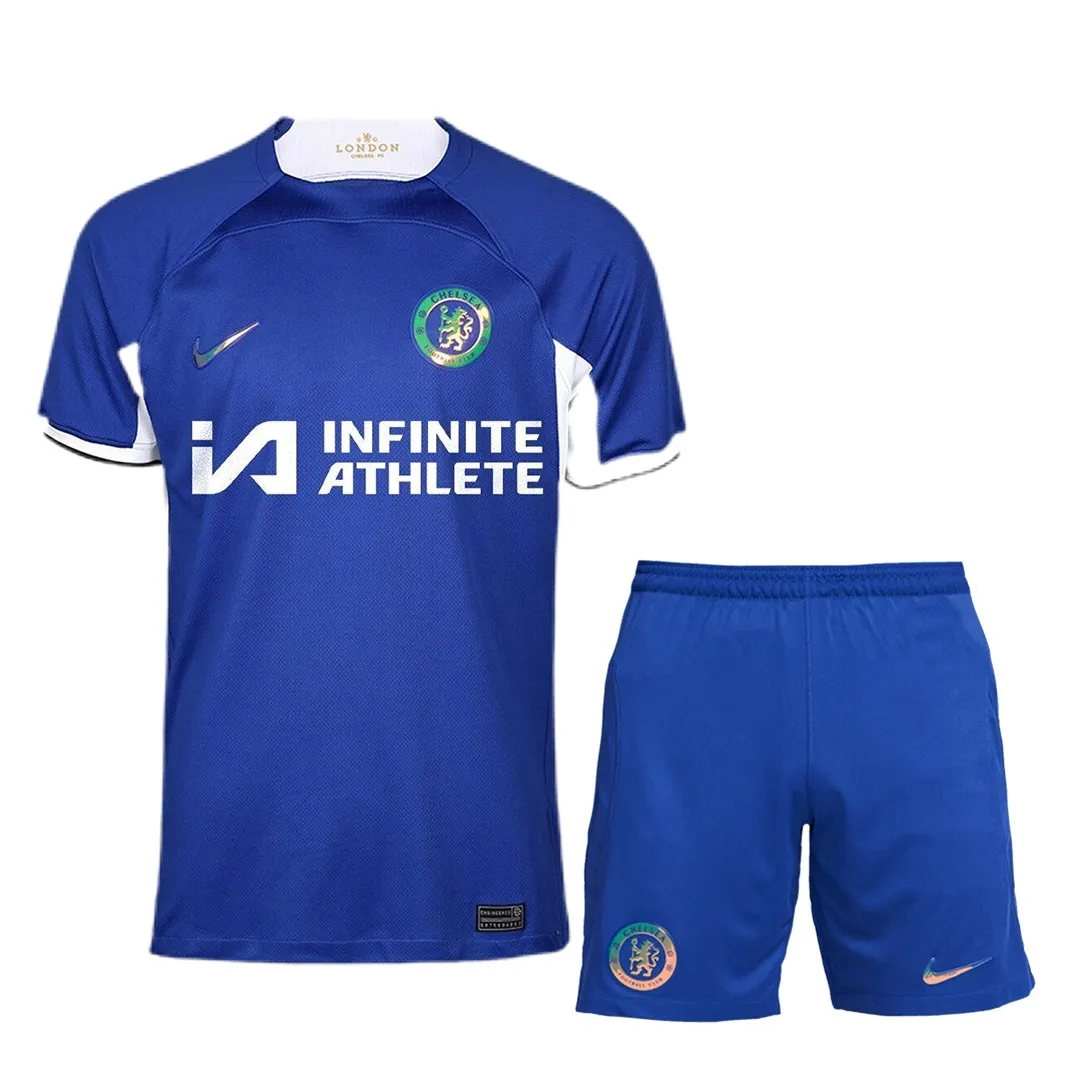 8c7d43af0f.webp 23-24 Chelsea Home Kit Jersey+Shorts - Image 1