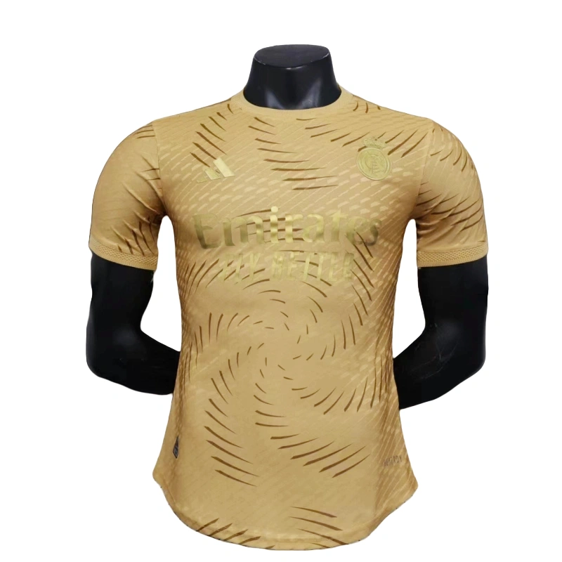 942484AD-8D85-164B-6E45-D90429D43A92.webp 24-25 Real Madrid Gold Special Edition Football Jersey - Image 1