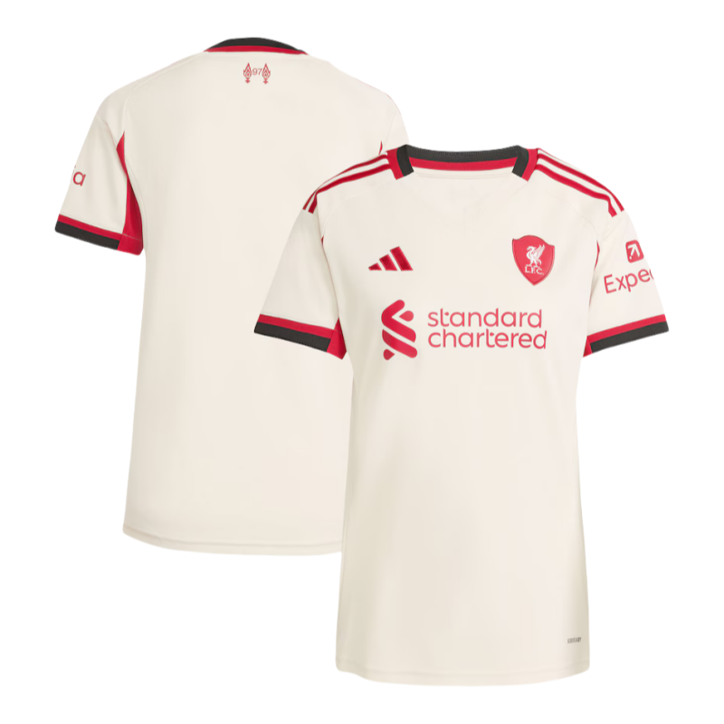 9800651A-27CB-DCD1-8FCF-C48D675C27DE.png Liverpool Away football jersey 25-26 Fan version -Women - Image 1