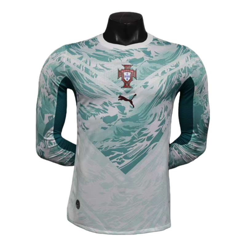 9b7d788e-5-9-1.png 2026 Portugal World Cup Away Long Sleeve Football jersey Player version - Image 1