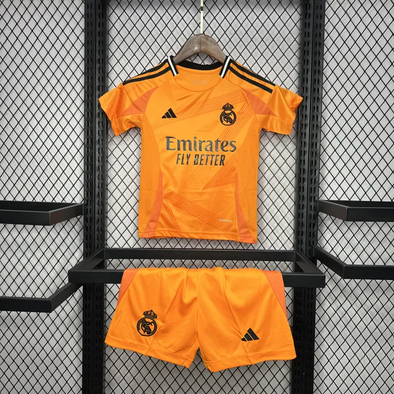 EA15BFB0-4D20-60FC-A654-34F9772AAF7C.webp 24-25 Real Madrid Third Away Kids Kit Soccer Jersey+Shorts - Image 1