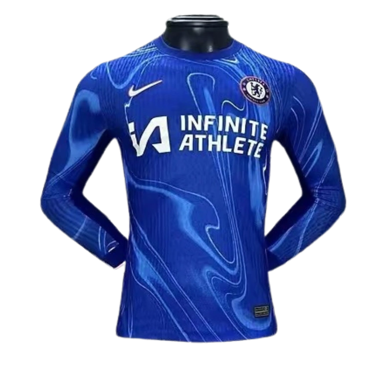 c5f3e1caf5.webp 2024-25 Chelsea Club Home Player Version Long Sleeve Football Shirt - Image 1
