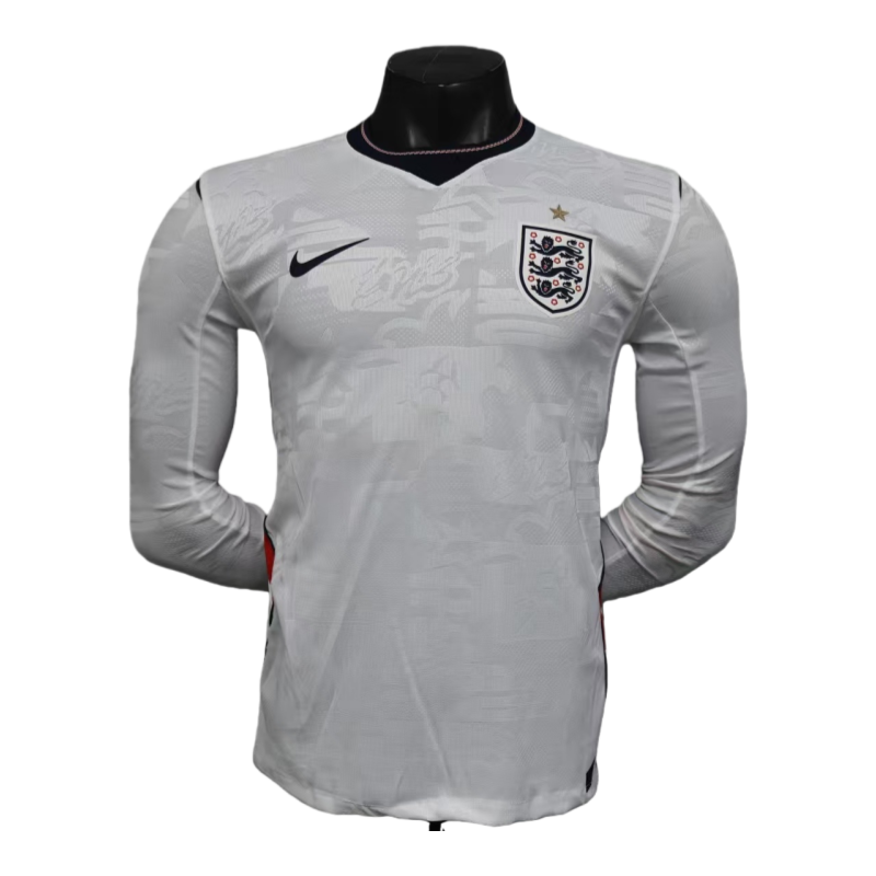 d28cd673.png 2026 England World Cup Home Long Sleeve Soccer jersey Player version - Image 1