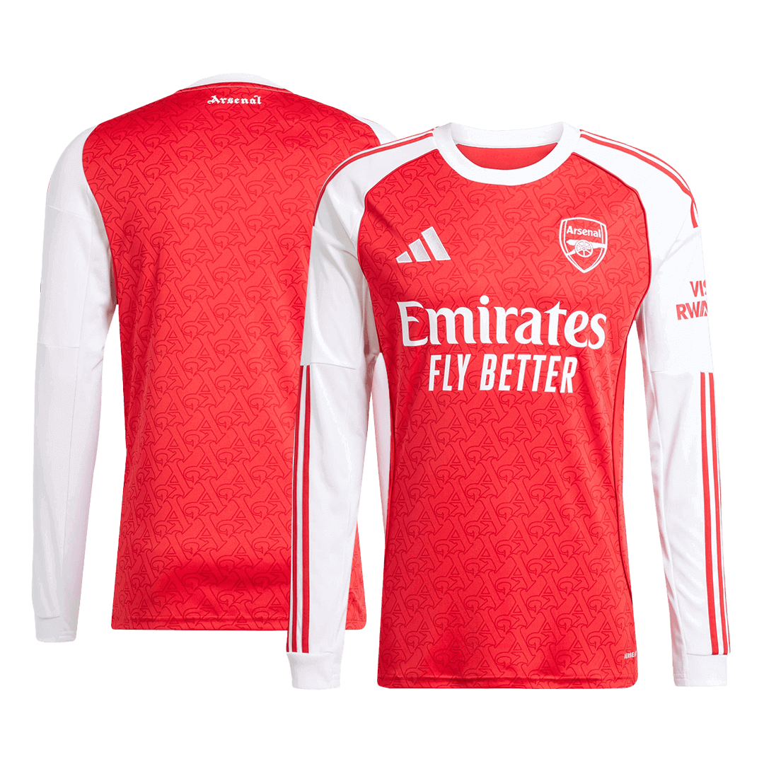 d529e532bc.png Arsenal Long Sleeve Jersey Home Football Shirt 2025-26 - Image 1